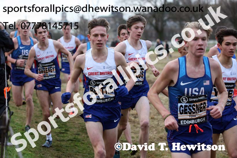 Junior mens Great Edinburgh Cross Country, 2017 Great Edinburgh Cross Country. Photo: David T. Hewitson/Sports for All PIcs